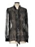 Theory Black Long Sleeve Blouse Size L - photo 1