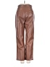 Babaton 100% Polyurethane Brown Faux Leather Pants Size 0 - photo 2