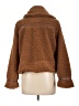 Blu Pepper 100% Polyester Brown Faux Fur Jacket Size L - photo 2