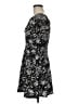 Aqua Print Black Casual Dress Size M - photo 5