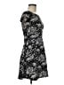 Aqua Print Black Casual Dress Size M - photo 4