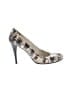 Stuart Weitzman Animal Print Gray Heels Size 7 - photo 1