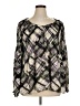 Sunny Leigh 100% Polyester Purple Long Sleeve Blouse Size XL - photo 1