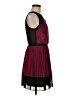 ASOS 100% Polyester Color Block Burgundy Cocktail Dress Size 6 - photo 4