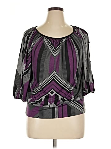 AGB Short Sleeve Blouse (view 1)