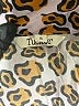 Tucker Animal Print Brown Short Sleeve Blouse Size S - photo 7