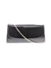 Halogen 100% Leather Black Leather Clutch One size - photo 1