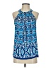 Lucy & Laurel 100% Polyester Blue Tank Top Size S - photo 1