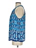 Lucy & Laurel 100% Polyester Blue Tank Top Size S - photo 5