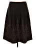 Ann Taylor LOFT Paisley Brown Formal Skirt Size 6 Petite - photo 2