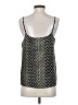 Equipment Silver Sleeveless Top Size S - photo 2