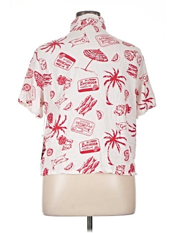 Angel Kiss Short Sleeve Button-Down Shirt (view 2)