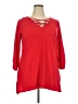 Alyx Red 3/4 Sleeve Blouse Size 2X - photo 1