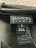 En Focus Studio Floral Black Cocktail Dress Size 6 - photo 7
