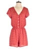 As U Wish 100% Polyester Hearts Red Romper Size M - photo 1