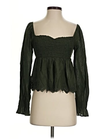American Eagle Outfitters Long Sleeve Blouse (view 1)