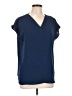 Unbranded 100% Polyester Blue Short Sleeve Blouse Size L - photo 1