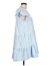 Mi ami Checkered-gingham Blue Casual Dress Size L - photo 4
