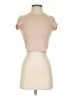 Reformation Tan Short Sleeve Turtleneck Size XS - photo 1