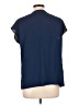 Unbranded 100% Polyester Blue Short Sleeve Blouse Size L - photo 2