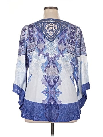One World 3/4 Sleeve Blouse (view 2)