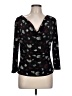 Libra Black 3/4 Sleeve Top Size L - photo 1