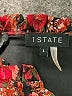 1.State 100% Polyester Paisley Burgundy Casual Dress Size L - photo 7