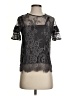 Jolt 100% Polyester Black Short Sleeve Top Size S - photo 1