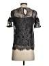 Jolt 100% Polyester Black Short Sleeve Top Size S - photo 2