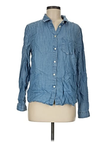 Banana Republic Factory Store Long Sleeve Button-Down Shirt (view 1)