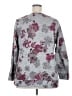 Ellen Tracy Floral Gray Pullover Sweater Size XXL - photo 2