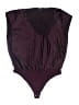 Express 100% Polyester Burgundy Bodysuit Size XL - photo 1