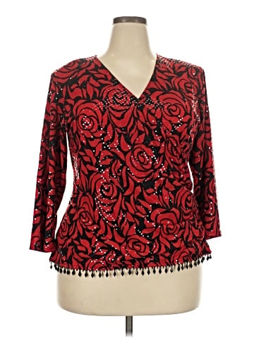 MSK 3/4 Sleeve Blouse (view 1)