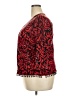 MSK Red 3/4 Sleeve Blouse Size 2X - photo 5