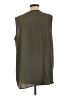 Fever 100% Polyester Green Sleeveless Blouse Size L - photo 2