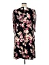 Connected Apparel Floral Black Cocktail Dress Size 16 - photo 2