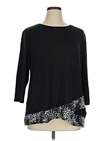 Ruby Rd. 3/4 Sleeve Top (view 1)