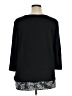 Ruby Rd. Black 3/4 Sleeve Top Size XL - photo 2