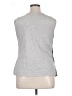 Coldwater Creek 100% Polyester Silver Sleeveless Top Size 16 - photo 2