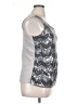 Coldwater Creek 100% Polyester Silver Sleeveless Top Size 16 - photo 4