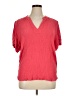 Well Worn Red Short Sleeve Blouse Size XL - photo 1
