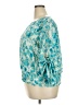 MICHAEL Michael Kors 100% Polyester Teal 3/4 Sleeve Blouse Size 2X - photo 5