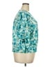 MICHAEL Michael Kors 100% Polyester Teal 3/4 Sleeve Blouse Size 2X - photo 4