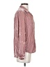 Maven West Metallic Pink Long Sleeve Blouse Size XS - photo 4
