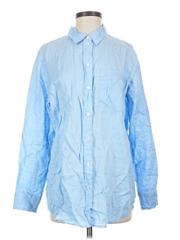 Gap Long Sleeve Button-Down Shirt (view 1)