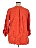 Soft Surroundings Orange 3/4 Sleeve Blouse Size XL - photo 2