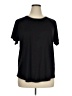 Tek Gear Solid Black Short Sleeve T-Shirt Size 1X - photo 1