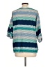 Cha Cha Vente 100% Polyester Teal 3/4 Sleeve Blouse Size L - photo 2
