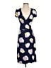 Boden Print Blue Cocktail Dress Size 4R - photo 1