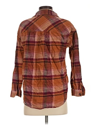 Maurices 3/4 Sleeve Button-Down Shirt (view 2)